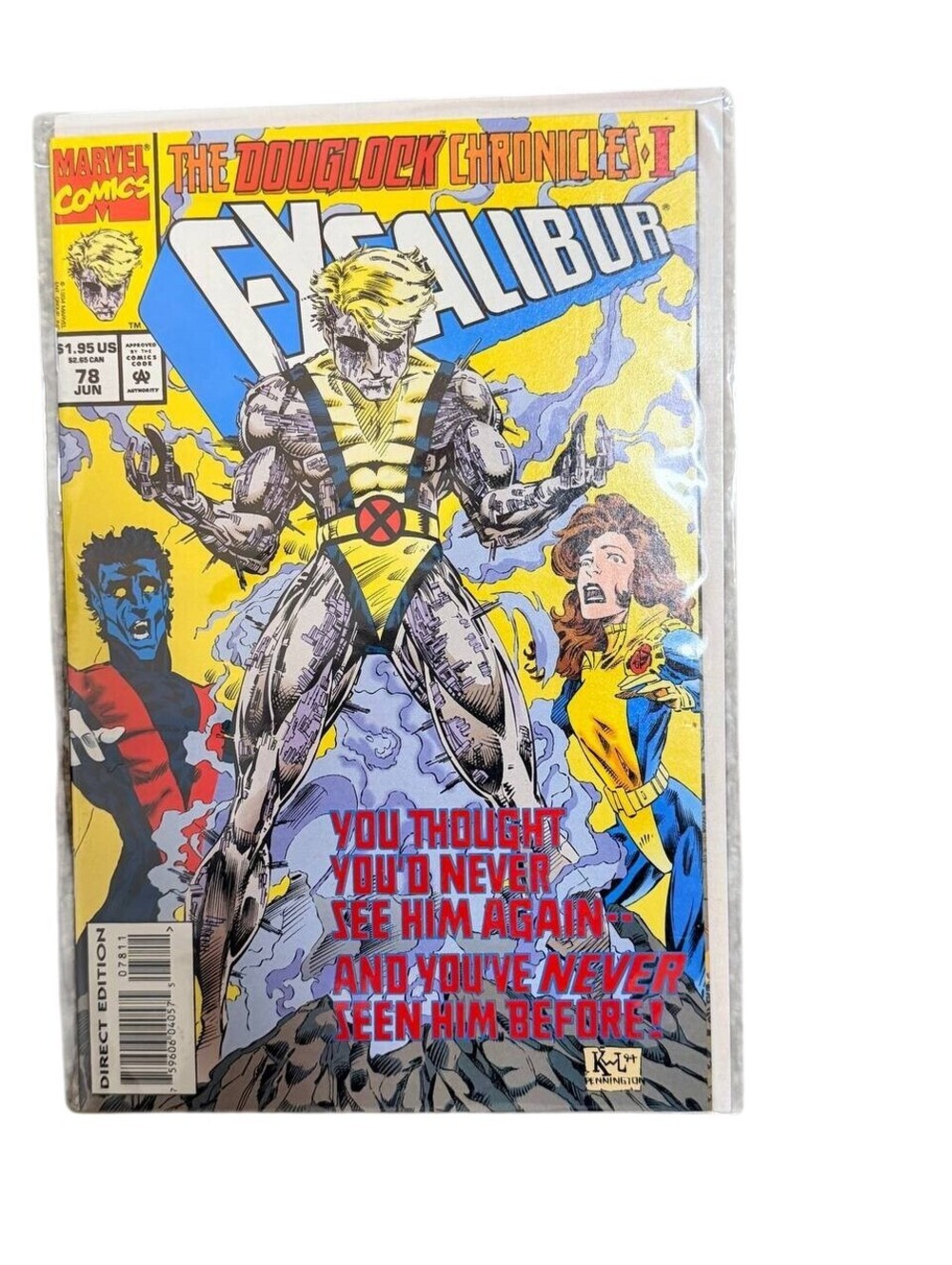 Excalibur #78 Marvel Comics 1994 Douglock Vintage